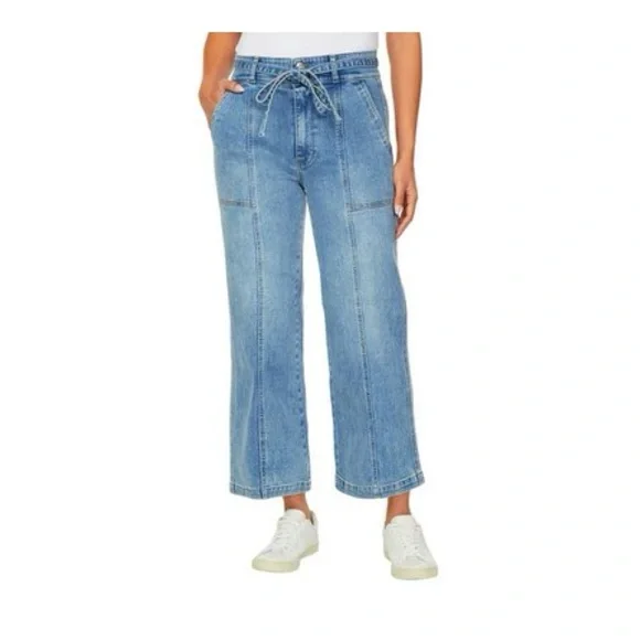 HUDSON Wide Leg Crop Jeans - Picture 4 of 8